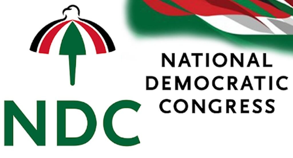 National Democratic Congress political flag 