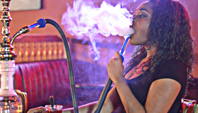 Smoking Shisha 