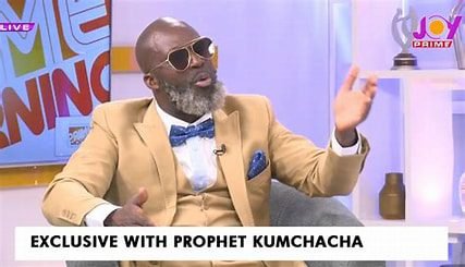 Prophet Kumchacha discussing financial security in relationships.